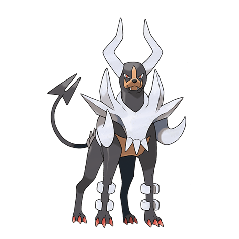 Houndoom Mega official artwork