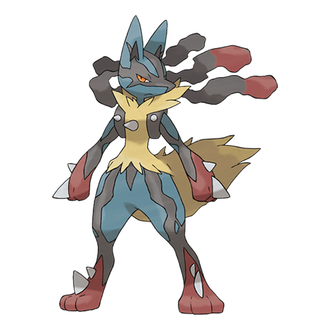 Lucario Mega official artwork