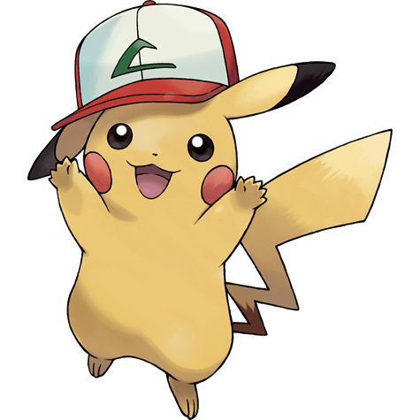 Pikachu Original Cap official artwork