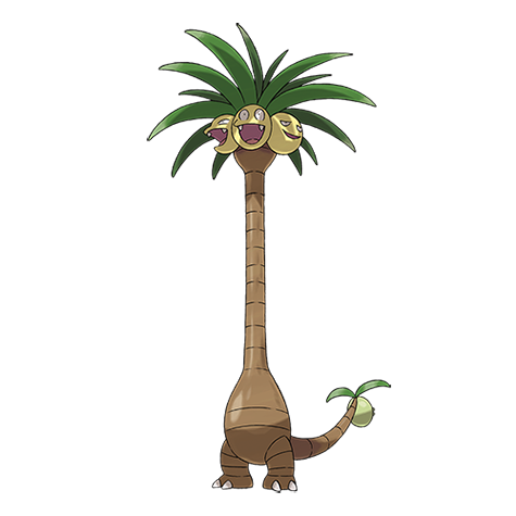 Exeggutor Alola official artwork