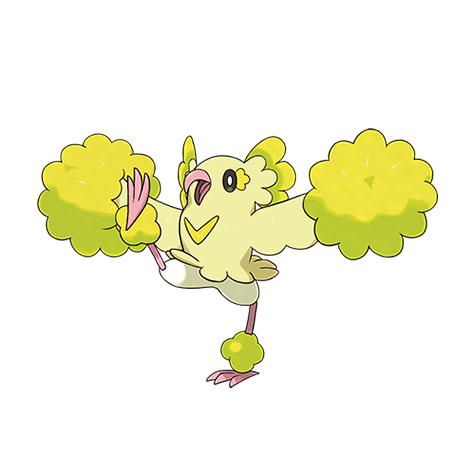 Oricorio Pom Pom official artwork