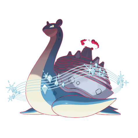 Lapras Gmax official artwork