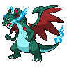 Charizard Mega X shiny sprite