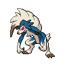 Lycanroc Midnight shiny sprite